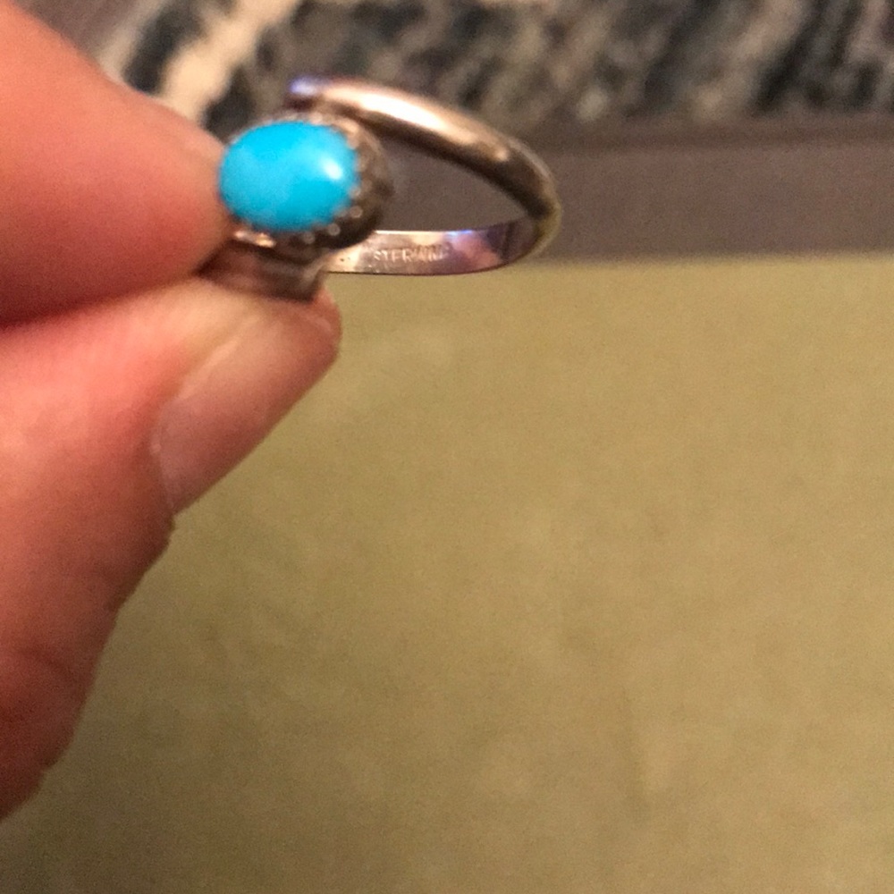 Handmade turquoise ring - Picture 5 of 5